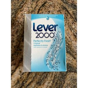 Lever 2000 Bar Soap Unisex 4 oz White New Vintage Perfectly Fresh Original